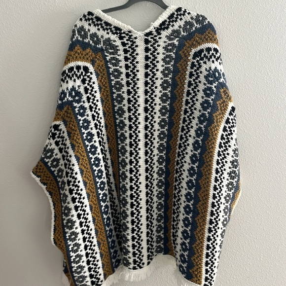 Cocogio Boho Knit Wool Open Cardigan NWT One Size - Picture 7 of 8